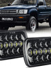 2PC 7x6'' 5x7'' inch LED Headlights Hi/Lo/DRL for 1983-2004 Toyota Hilux Pickup