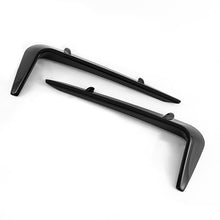 Gloss Black Front Fog Light Eyebrow Trim Cover for Land Rover Defender 110 2020-2024