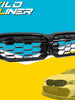 For 2023+ BMW 3-Series G20 M340i Black Diamond Front Kidney Grille Grill