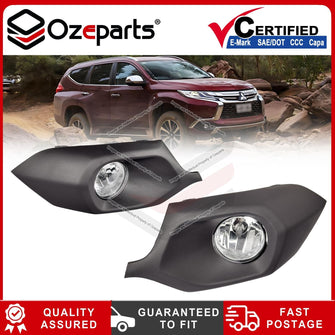 Full Set Fog Light Spot Driving Lamp KIT For Mitsubishi Pajero Sport QE 2015-2019