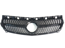 Black Diamond Front Grill for Mercedes W176 2016 2017 2019 LCI w/o Camera