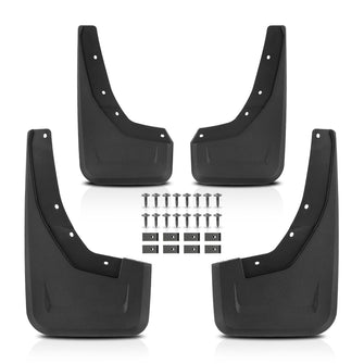 4x Front & Rear Splash Guard Mud Flaps Mudguard for Dodge RAM 1500 TRX 2021-2023 Crew Cab Pickup