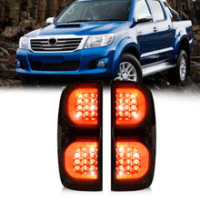 Rear LED Tail Light Lamp Smoked For Toyota Hilux Vigo SR5 2005-2015