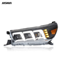 LED Headlights Sequential Animation DRL Assembly for Toyota Hilux Revo 2016-2018