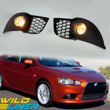 LED DRL Front Fog Lights For Mitsubishi Lancer CJ  ES-Sport XLS Ralliart 2007-2015