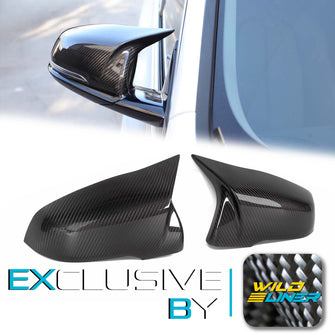 Dry Carbon Fiber Mirror Cover Caps Replace for BMW X1 F48 F49 Z4 G29 mc150