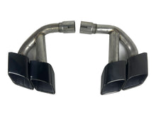 Square Black Exhaust Tips For Audi Q7 2016–2019 Diesel Models (3.0 TDI / 4.2 TDI)