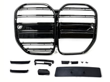 For 2021-2025 BMW 4 Series G22 G23 Coupe/Convertible Gloss Black Front Bumper Grille Kidney Grill fg354