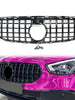 GT Style Front Grille Gloss Black for Mercedes W213 2021-2023 Standard Bumper Sedan