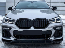 Gloss Black Front Bumper Lip Splitter For BMW X6 G06 M Sport di175