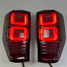 Pair L+R Smoked LED Tail Lamp Lights For Ford Ranger T6 T7 T8 2012-2021