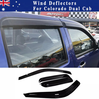 LUXURY Weathershields, Weather shields for Colorado RC Dual Cab 08-12 model