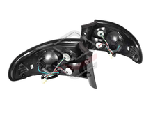 Pair Tail Light Rear Lamp Black For Holden Commodore VT VU VX 1997-2002 - Sedan Only