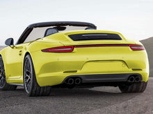 For 2013-2015 Porsche 911 Carrera 991 Sport Exhaust Tips Tailpipe Black/Chrome