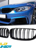 Gloss Black Front Kidney Grille Dual Slat For BMW 4 Series F32 F33 F36 M4 F82 F83 fg31