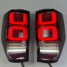 Pair L+R Smoked LED Tail Lamp Lights For Ford Ranger T6 T7 T8 2012-2021