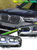LED Headlights Front Lamps Assembly Turn Signal Smoked for BMW X3 G01 2018-2021