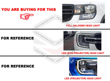 LH Left Head Light Front Lamp Halogen For Next Gen Ford Ranger PY Ute 2022-On XL XLS