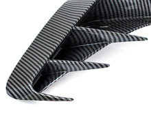 Gloss Black Rear Bumper Side Vent Splitter for BMW 3-Series G20 m340i 330i M-Sport 2019-2022