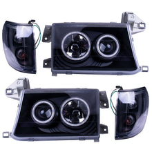 Angle Eyes LED Headlights Corner Lamps for Toyora Hilux SURF 180 185 4RUNNER 1995-2002