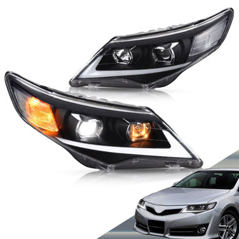 LED Projector Headlights For 2012-2014 Toyota Camry Brake Lamps