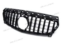 Gloss Black GTR Front Grille w/o Camera For 2017-2019 Mercedes CLA W117 C117 fg143
