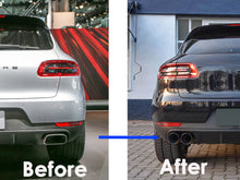 Black/Chrome Exhaust Tips for 2014-2018 Porsche Macan Base 2.0L et87