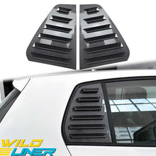 Car Rear Side Window Louver Shutter Cover for VW Golf MK6 2010-2013