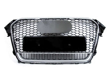 RS4 Style Chrome Honeycomb Front Grill For Audi A4 S4 B8.5 2013-2016 fg207