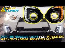 LED DRL Daytime Running Fog Lights For Mitsubishi ASX Outlander Sport 2013-2015