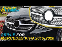 Chrome Diamond Front Grill for Mercedes Vito W447 2015-2020 Pre-LCI