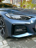 Gloss Black Front Bumper Side Air Vent Trim For BMW 4 Series G22 G23 G26 M Sport 2021-2023
