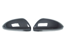 Carbon Fiber Look Side Mirror Cover Caps Replacement  for VW GOLF 7 MK7 MK7.5 TSI TDI GTI mc114