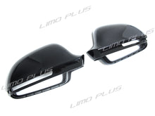 Gloss Black Side Mirror Cover Caps for Audi A4 S4 B8 A5 S5 8T Q3 2008-2012