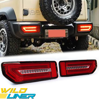 LED Tail Ligths Rear Brake Lamps For 2019-2024 Suzuki Jimny JB64W/JB74W