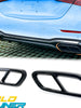 WildLiner Gloss Black Rear Exhaust Pipe Cover Trim For Mercedes Benz C Class W206 2022-2023