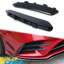 Front Lip Spoiler Aero Kit Side Canards for Mercedes W177 V177 A220 A250 A35 AMG pz2