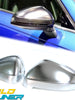 Matte Chrome Mirror Cover Caps Replacement For Audi A4 S4 RS4 B9 A5 S5 RS5 2018-2024