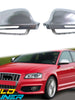 Matte Chrome Mirror Cover Caps For Audi A3 A4 B8 S4 A5 S5 8T B8 Q3 W/ Lane Assist mc71