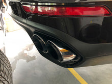 3-Layer Exhaust Tips Tail Pipes For Porsche Macan Base 2.0L 2019-2023 Brushed/Silver/Black