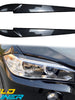 Headlight Eyelid Cover Trim Eyebrow For BMW X5 X6 F15 F16 2014-2018