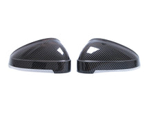 Carbon Fiber Look Mirror Cover Caps for Audi A5 F5 S5 A5 B9 S4 With Lane Assist 2017-2022 mc129