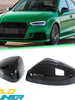 Gloss Black Mirror Cover Caps w/o Lane Assist for Audi A3 8V S3 RS3 mc50