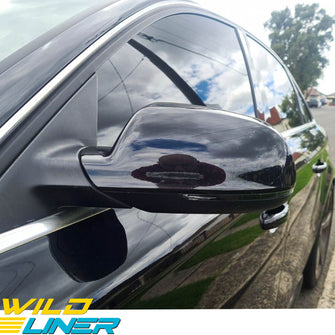 Gloss Black Side Mirror Cover Caps for AUDI A4 S4 B8.5 RS4 A5 S5 RS5 2013-2016