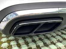 WildLiner Gloss Black Rear Exhaust Pipe Cover Trim For Mercedes Benz C Class W206 2022-2023