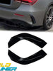 For 2019-2023 Mercedes A-class W177 Sedan Rear Bumper Side Splitter Canards Cover