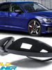 Black Mirror Caps Cover Audi A6 C8 S6 RS6 A7 S7 w/ Lane Assist 2019-2024