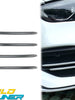 Chrome Front Bumper Fog Light Trims for Mercedes W206 C200 C300 C43 Sedan AMG 2022-2024