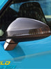 Carbon Fiber Look Mirror Cover Caps for Audi A5 F5 S5 A5 B9 S4 With Lane Assist 2017-2022 mc129