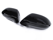 Gloss Black Mirror Caps Set for Audi A7 S7 RS7 C7 with Lane Assist